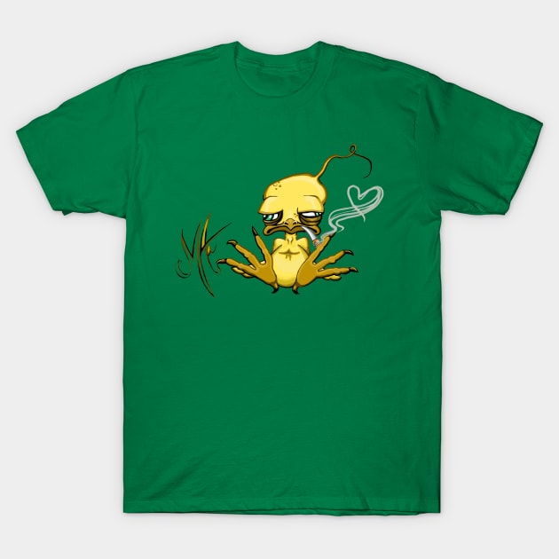 Grumpy Chicken Smoker T-Shirt by Grumpy Chicken